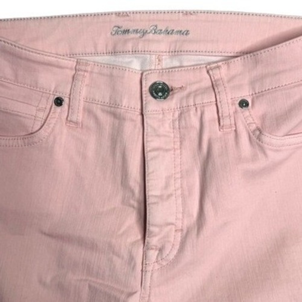 Tommy‎ Bahama Ella Twill High Rise Ankle Pink Women 4/28 - Picture 4 of 6